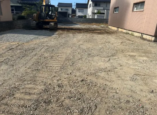 富山市木造車庫解体工事