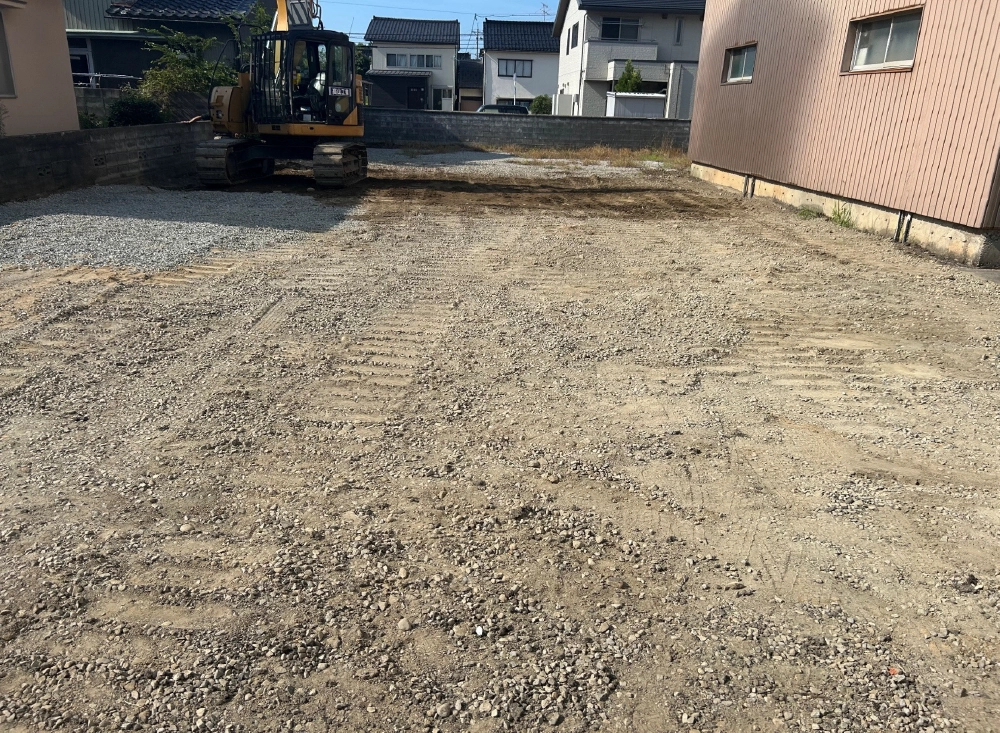 富山市木造車庫解体工事