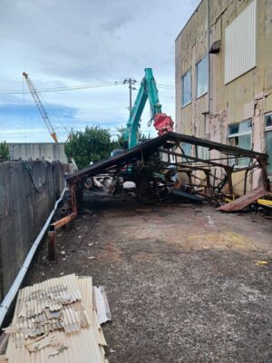 富山県富山市鉄骨解体宿舎解体工事④