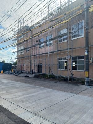 富山県鉄骨宿舎解体工事④